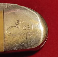 CASE XX  Rogers Bone Damascus Centennial (1889-1989) 12 piece knife set. SN 081 of 750. Never used.