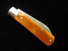Beaver Falls Cutlery Co Smooth Bourbon Bone Jack Knife NIT from Cooper Cutlery Made in USA BSB