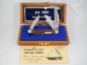 Schrade Old Timer Silver Anniversary USA Mint