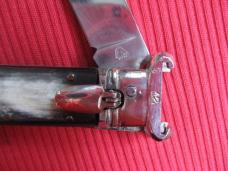 Vintage Italian Rare Model INDIANA Shell Puller Leverlock Switchblade Knife
