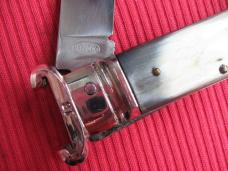 Vintage Italian Rare Model INDIANA Shell Puller Leverlock Switchblade Knife