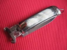 Vintage Italian Rare Model INDIANA Shell Puller Leverlock Switchblade Knife