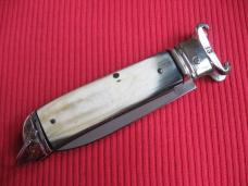 Vintage Italian Rare Model INDIANA Shell Puller Leverlock Switchblade Knife