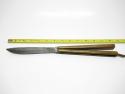 WWII ERA VERY LARGE SOLID BRASS BALISONG BUTTERFLY KNIFE EXCELLENT CONDITION