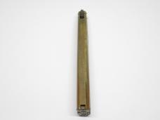 WWII ERA VERY LARGE SOLID BRASS BALISONG BUTTERFLY KNIFE EXCELLENT CONDITION