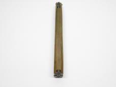 WWII ERA VERY LARGE SOLID BRASS BALISONG BUTTERFLY KNIFE EXCELLENT CONDITION