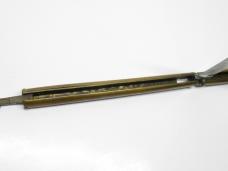 WWII ERA VERY LARGE SOLID BRASS BALISONG BUTTERFLY KNIFE EXCELLENT CONDITION