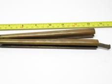 WWII ERA VERY LARGE SOLID BRASS BALISONG BUTTERFLY KNIFE EXCELLENT CONDITION