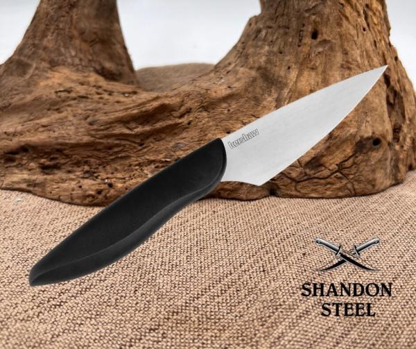 Kershaw Paring 3.5" Stainless Black polypropylene Fixed Kitchen Knife 1784 Kershaw Paring 3.5" Stainless Black polypropylene Fixed Kitchen Knife 1784
