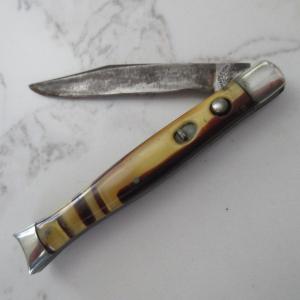Vintage Shapleigh HDW Diamond Edge Butter/Molasses Fishtail Knife for Repair