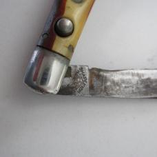 Vintage Shapleigh HDW Diamond Edge Butter/Molasses Fishtail Knife for Repair
