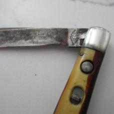 Vintage Shapleigh HDW Diamond Edge Butter/Molasses Fishtail Knife for Repair