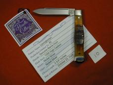 Titusville Cutlery Genuine Rams Horn Lexingtonian Coffin Jack Knife Rare 1 of 45 COA USA Made