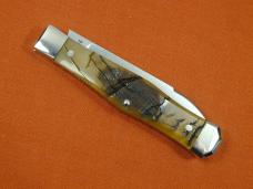 Titusville Cutlery Genuine Rams Horn Lexingtonian Coffin Jack Knife Rare 1 of 45 COA USA Made