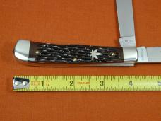 Weed & Co. Brown Jigged Bone Trapper Knife from Cooper Cutlery USA 5219BRJB