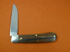 Great Eastern Cutlery GEC Brushed Finish Spalted Ebony Wood Mustang Knife NIT Made in USA 745125