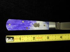 Beaver Falls Cutlery Co Smooth Appaloosa Purple Bone Jack Knife NIT Cooper Cutlery Made in USA A-PUR