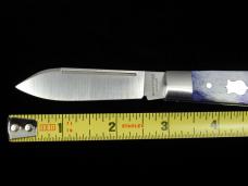 Beaver Falls Cutlery Co Smooth Appaloosa Purple Bone Jack Knife NIT Cooper Cutlery Made in USA A-PUR