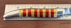 Beautiful Imperial Hammer Brand Toothpick Switchblade Knife, Candystripe Handle