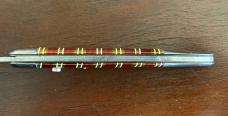 Beautiful Imperial Hammer Brand Toothpick Switchblade Knife, Candystripe Handle