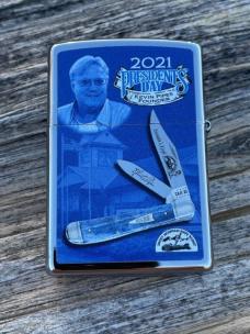 CASE XX ** 2021 PRESIDENT'S DAY ZIPPO LIGHTER - COA
