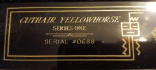 David (Dave) Yellowhorse  Buck Fixed Blade Knife, Cuthair Yellowhorse Custom Series One, SN 0688 