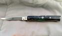 CEM Dolphins 8" Italian Switchblade Mid-lock Beautiful Blue Briarwood 
