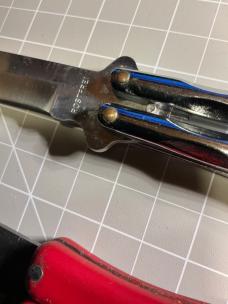 3 vintage butterfly knives