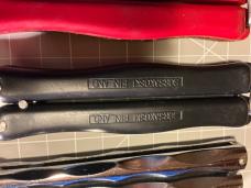 3 vintage butterfly knives