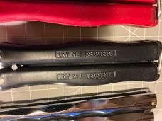 3 vintage butterfly knives