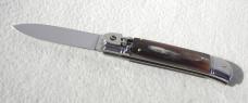 NEW OLD STOCK AKC 8" ITALIAN SWITCHBLADE LEVER LOCK BRAZILIAN HORN MANIAGO ITALY - NEVER USED - MINT