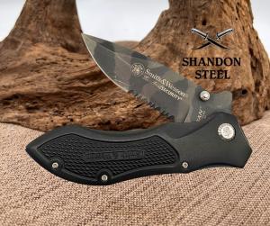 Smith And Wesson Urban Titanium Camo Homeland Security Knife First Production 11