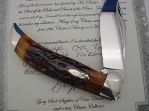 Case Classic Genuine Sheep Horn 1995 Cheetah in Rare Recall Tin