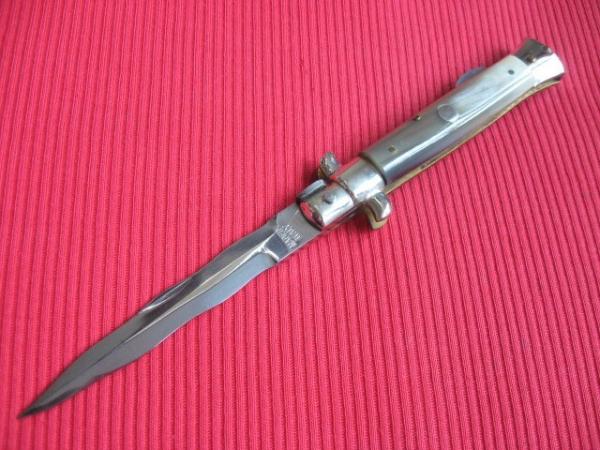 Vintage "MADE IN ITALY" 1960's Kriss 8" Italian Manual STILETTO Knife.
