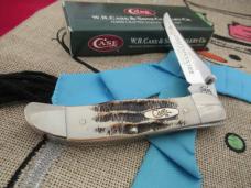 Case XX 2004 CCC Bone Stag Mid-folding Hunter Pattern # 6.51265LC SS