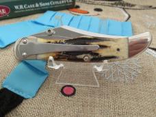 Case XX 2004 CCC Bone Stag Mid-folding Hunter Pattern # 6.51265LC SS