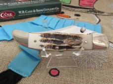 Case XX 2004 CCC Bone Stag Mid-folding Hunter Pattern # 6.51265LC SS