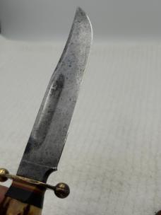 Vintage Solingen Cutlery B.SVOBODA Stag Handle Fixed Blade Knife #8
