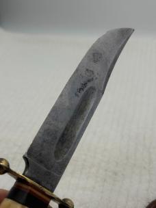 Vintage Solingen Cutlery B.SVOBODA Stag Handle Fixed Blade Knife #8