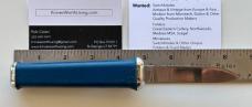 Vintage Blue Top Automatic Out The Front (OTF) Switchblade Knife, Unused