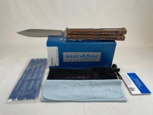 BENCHMADE USA 51 Flytanium V4 Copper Balisong Butterfly Morpho w/ OMP BOX