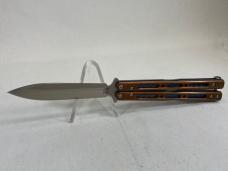BENCHMADE USA 51 Flytanium V4 Copper Balisong Butterfly Morpho w/ OMP BOX