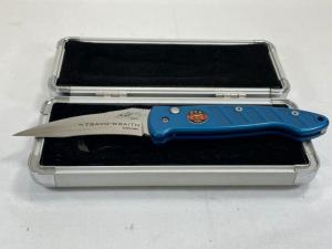 RANDALL KING KNIVES USA Blue Tsavo-Wraith Hawkbill Automatic w/ OMP BOX