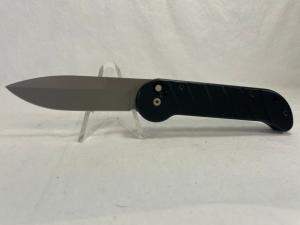  PARAGON CUTLERY COMPANY Large Black Spear Point Navy Seal Automatic 