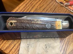 BEAUTIFUL STAG HANDLED QUEEN LOCKBACK BEAUTY MINT