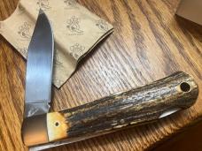 BEAUTIFUL STAG HANDLED QUEEN LOCKBACK BEAUTY MINT