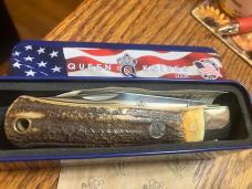 BEAUTIFUL STAG HANDLED QUEEN LOCKBACK BEAUTY MINT