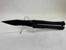 2015 BROUS BLADES Black Powder Coated Balisong Butterfly (1 of 500) w/ OMP BOX