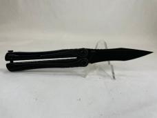 2015 BROUS BLADES Black Powder Coated Balisong Butterfly (1 of 500) w/ OMP BOX