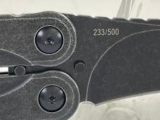2015 BROUS BLADES Black Powder Coated Balisong Butterfly (1 of 500) w/ OMP BOX